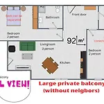 Appartement Bella - 3 Pools, 2 Bedrooms & 2 Bathrooms Slantchev Briag